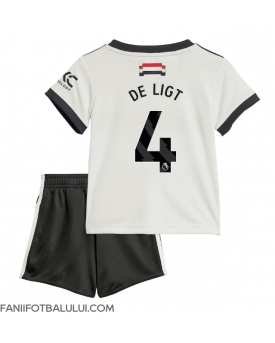 Manchester United Matthijs de Ligt #4 Echipament de Fotbal Replică 2024-25 Copii Treilea (+ Șorturi)